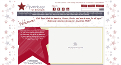 Desktop Screenshot of americantoyboutique.com